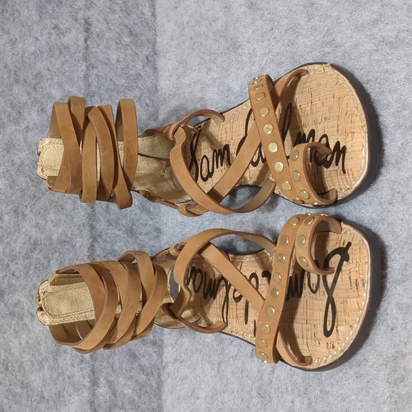 Sam Edelman Gabe gladiator tan sandals Size 6 - Picture 2 of 7
